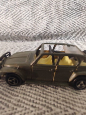 Majorette Citroen Dyane Raid toy car used, made in France 1976-1983