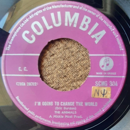 Animals It's My Life 7" single used, rock