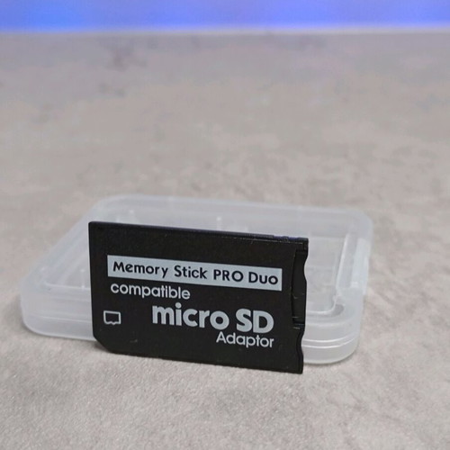 Memory adapter for PSP new, converts SD to Memory Stick PRO Duo