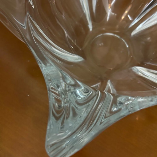 Crystal large fondue bowl new for treats or decoration
