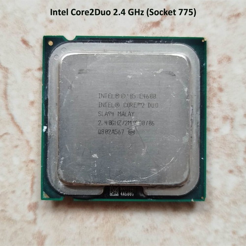 Intel CPUs used, pack of two Core2Duo E4600 and Pentium-4