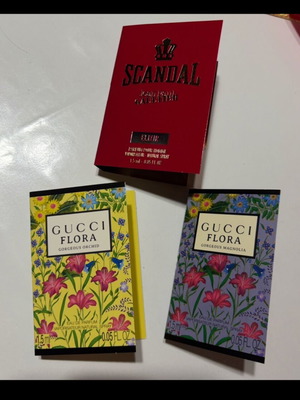 Mini αρωματάκια Gucci Flora και JPG, καινούργια, σετ 3 τεμαχίων