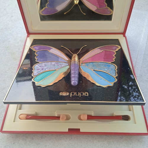 Collectible authentic vintage PUPA trousse like new, butterfly design