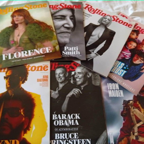 Rolling Stone magazine Greek edition, 7 issues