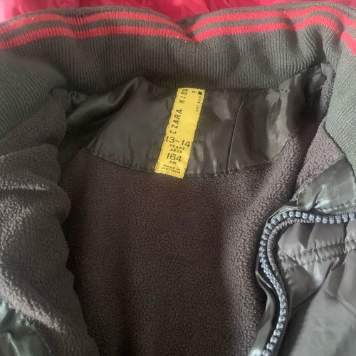 Winter jacket used with hood and fleece lining brown