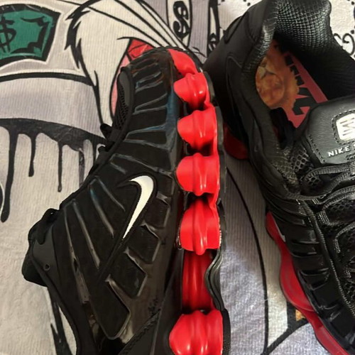 Nike Shox TL sneakers new with tags, size 43, black and red