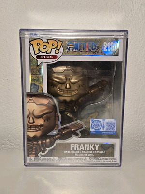 Funko POP! Animation One Piece Franky Bronze Statue PLUS Special Edition #2180 new