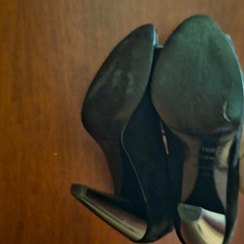 Velvet pumps size 36, black