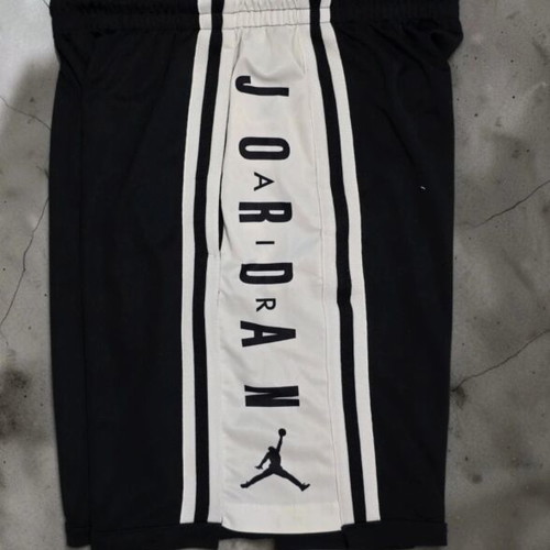 Air Jordan Mesh Basketball Shorts, black and white, medium