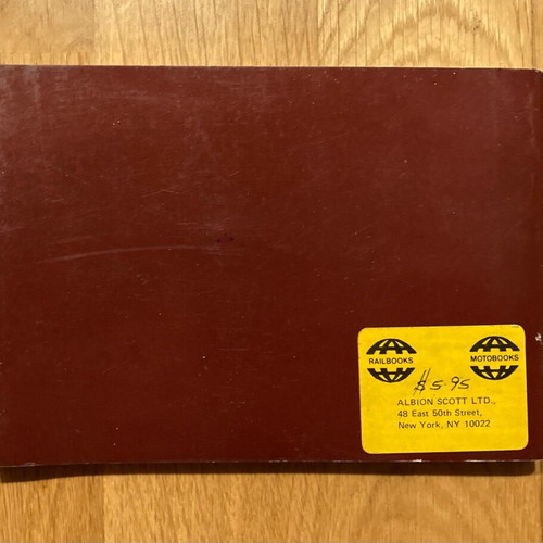 Rolls Royce booklet like new, 1980, English