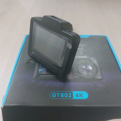 GT802 4K dash camera new, front and rear camera, WiFi, GPS