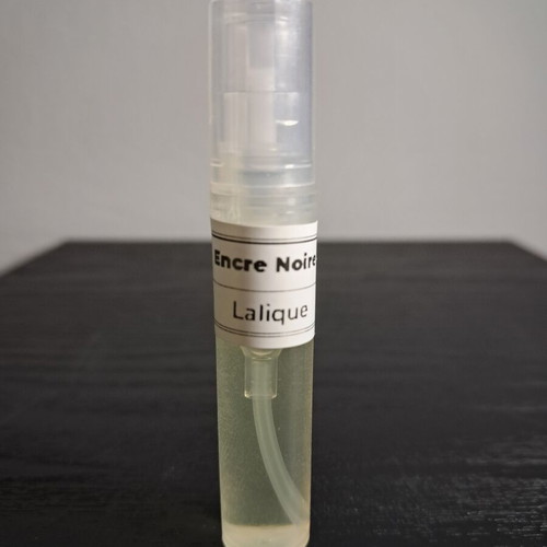 Lalique Encre Noir 2ml authentic decanted perfume sample, new