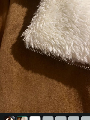 Shein brown fur jacket like new