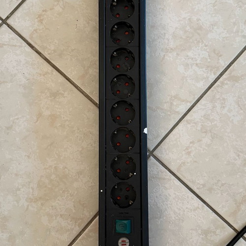Brennenstuhl Premium-Line power strip 8 sockets used with switch