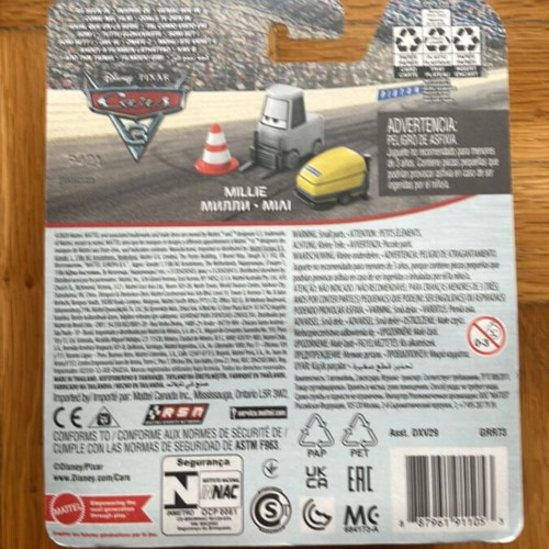 Disney Cars Millie Toy Car new, sealed