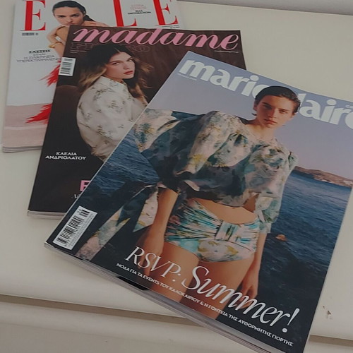 Set of 3 magazines Elle April 2026, Marie Claire June 2026, Madame Figaro March 2026 like new