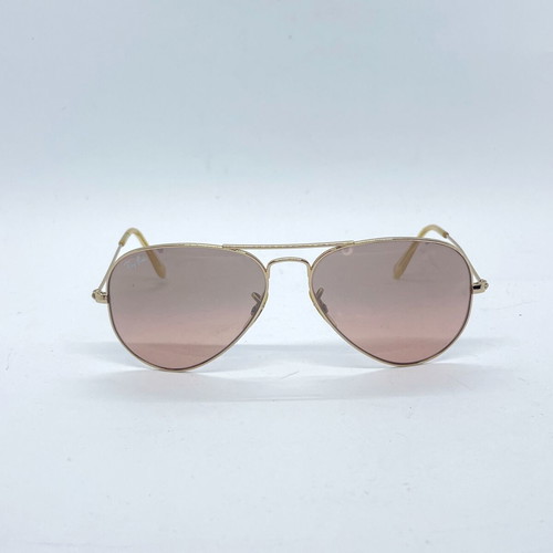 Ray-Ban Aviator RB3025 sunglasses used, pink and gold