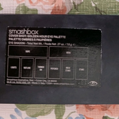 Smashbox Golden Hour Eyeshadow Palette used, warm gold and pink tones