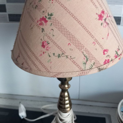 Brass table lamp small used