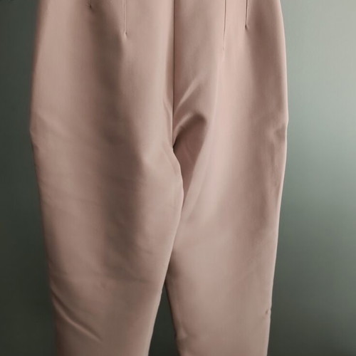 Zara high-waisted pants used, beige, size S