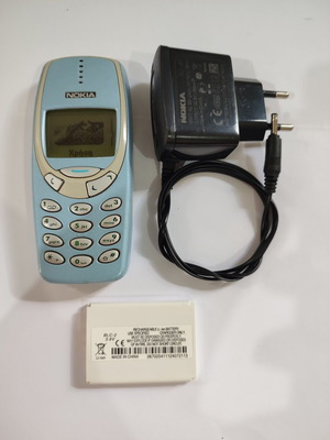 Nokia 3310 Κλασικό Τηλέφωνο Τιρκουάζ μεταχειρισμένο με φορτιστή και μπαταρία