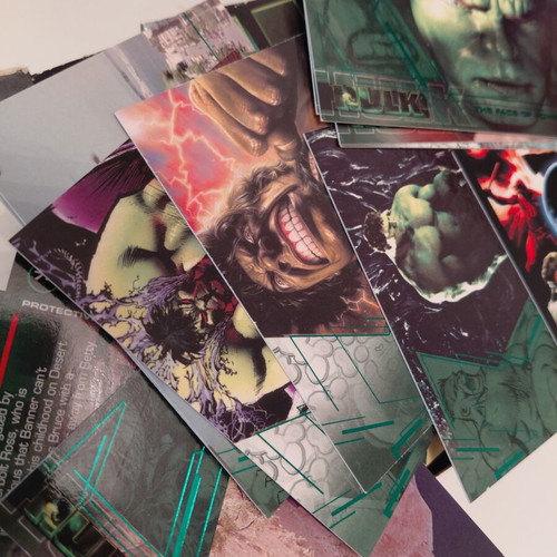 Hulk Film & Comic Cards pack of 16, 2003, Upper Deck Marvel, like new