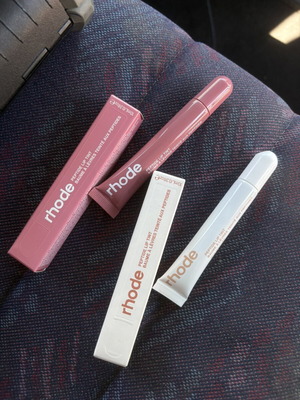 Rhode Pocket Blush new, Salty Tan and Cinnamon Roll
