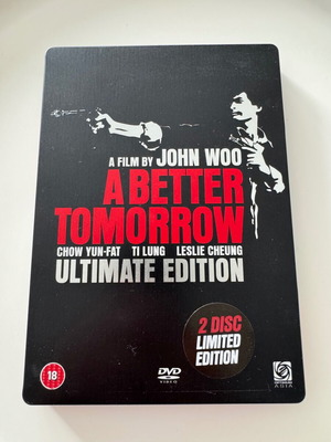 John Woo A Better Tomorrow Ultimate Edition Steelbook DVD new, 2 discs
