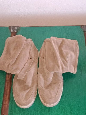 Women's boots used, size 36, beige