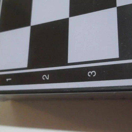 Magnetic 3-in-1 board game for chess, checkers and backgammon, new