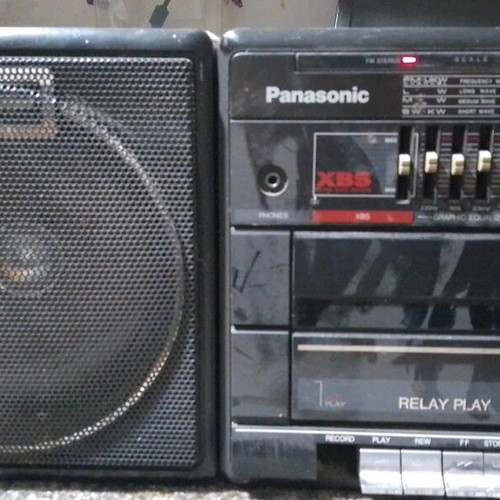 Panasonic Boombox 80s μεταχειρισμένο ραδιοενισχυτής με equalizer και bass boost