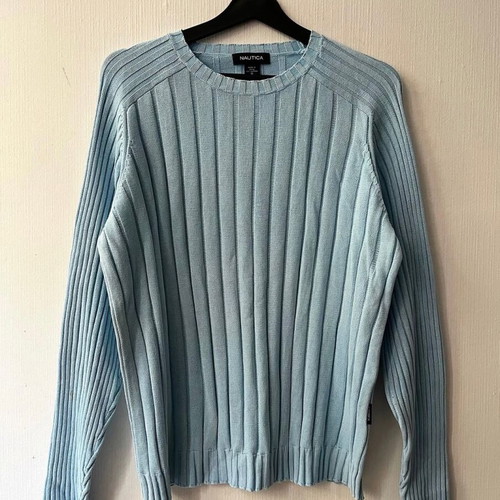 Nautica sweater used, turquoise, size M