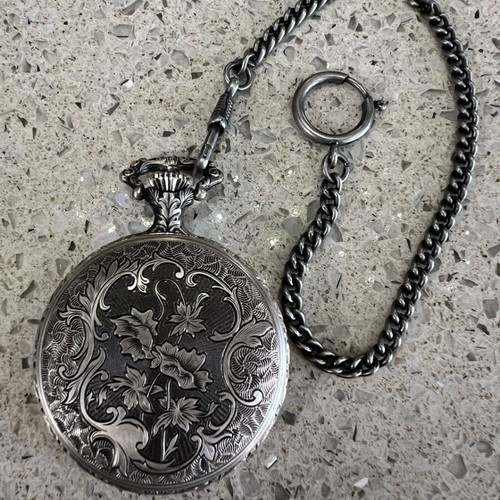 Anker Pocket Watch new, silver