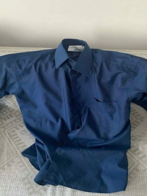 Mac George long-sleeve shirt dark blue L like new