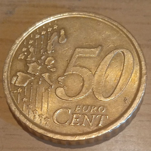 0.50€ coin Spain 1999 like new
