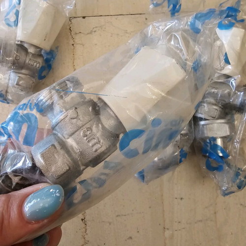 Radiator valves new, set of 4 pieces