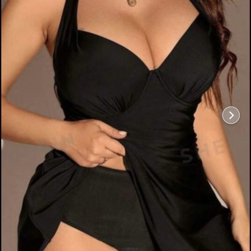 One-piece swimsuit like new, black, sizes L - XL