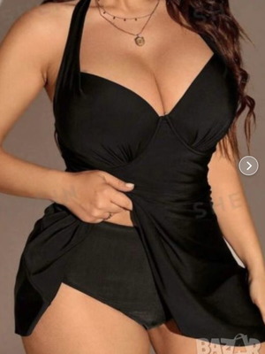One-piece swimsuit like new, black, sizes L - XL