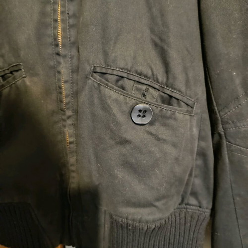 Bomber thick jacket Attrattivo like new, black, 100% cotton