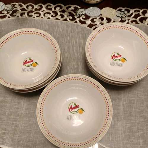 Amita Από Αγάπη set of 12 bowls like new