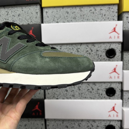 New Balance x Stone Island 574 sneakers, green