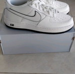 Nike Air Force 1 GS new, size 40, white and grey sneakers