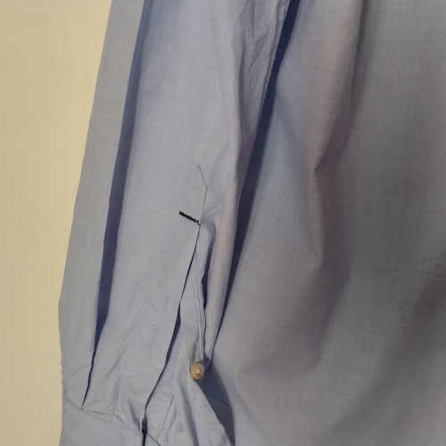 Finest men's long-sleeve shirt size L new, blue