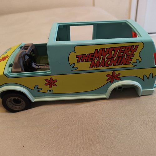 Playmobil Scooby Doo The Mystery Machine vehicle used, with missing parts