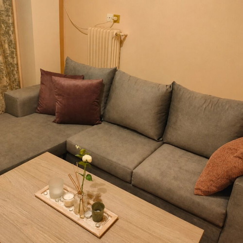 Corner sofa gray 220x190 cm like new
