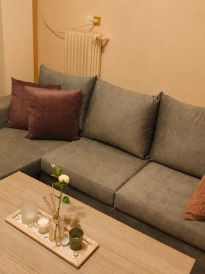 Corner sofa gray 220x190 cm like new