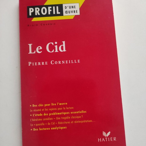 Le Cid book like new, French language