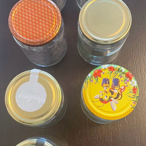 Glass jars like new, pack of 7 large