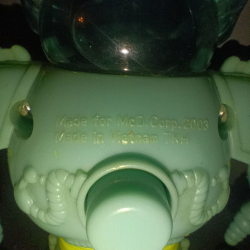 Vintage McDonald's 2003 Alien collectible figure, like new