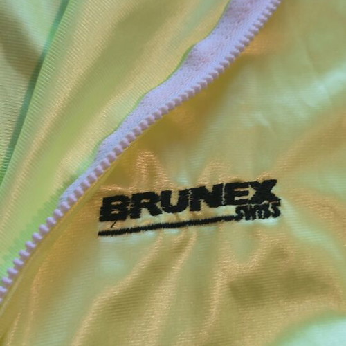 Brunex Swiss Windbreaker Jacket used, XL, yellow